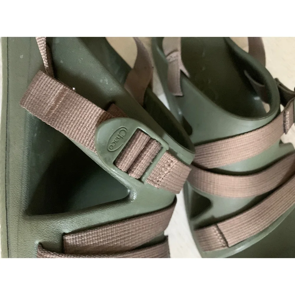 Chaco Bodhi Sandals Mens 11 Olive Green Brown Adjustable Strap Hiking Sport